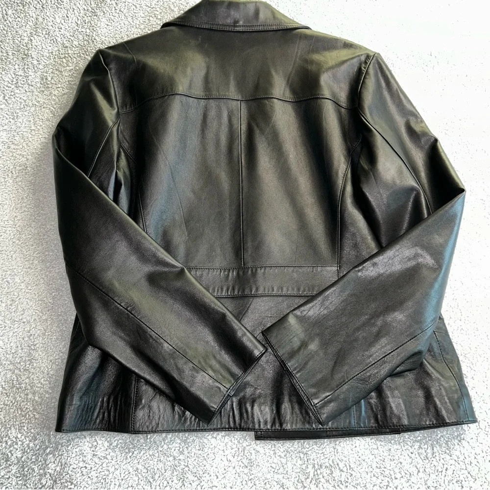 Women's Black Leather Jacket